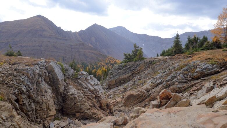 Ptarmigan cirque is a trail on the Highwood Pass in Kananaskis Country, Alta. 