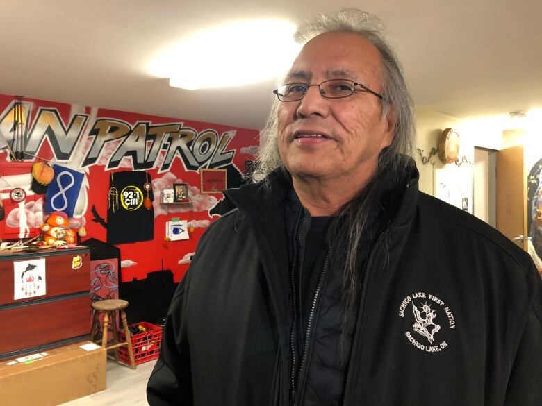 Stan L. Tait from Sachigo Lake First Nation, Ont. was in Winnipeg to search for his niece Latanya Tait, who hasn't contacted her family since early December. 