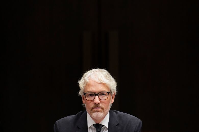 Privacy Commissioner of Canada, Philippe Dufresne, appears as a witness at the Senate Committee on Transport and Communications at the Senate building in Ottawa on Wednesday Sept. 14, 2022.