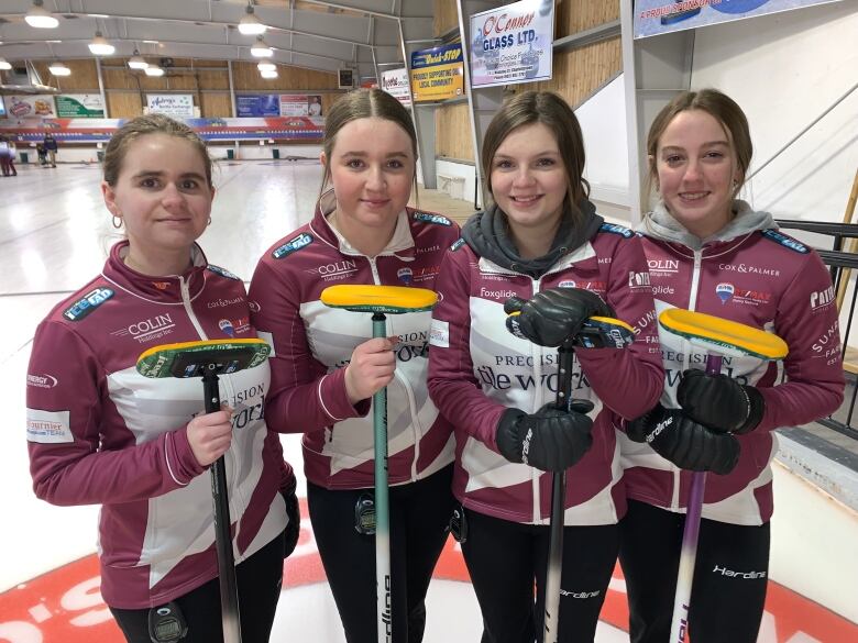 Canada Game Team poses at Cornwall Curling club.