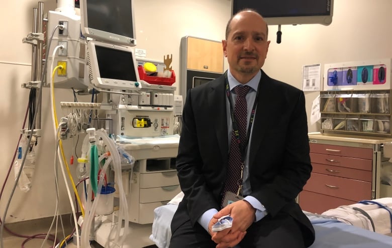 Dr. David Urbach is pictured inside an operating room at Womens College Hospital in Toronto. 