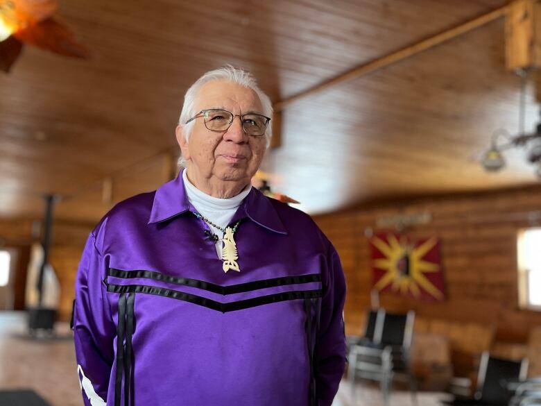 Kenneth Deer at the Mohawk Nation longhouse in Kahnaw:ke, south of Montreal. 