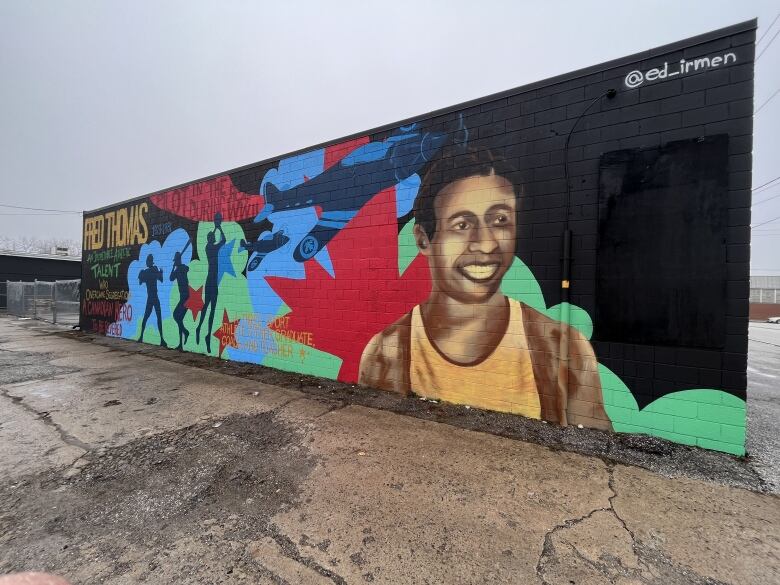 One of the murals to honour the legacy of several residents ofthe McDougall Street Corridor, a historicallyBlack neighbourhood in Windsor.