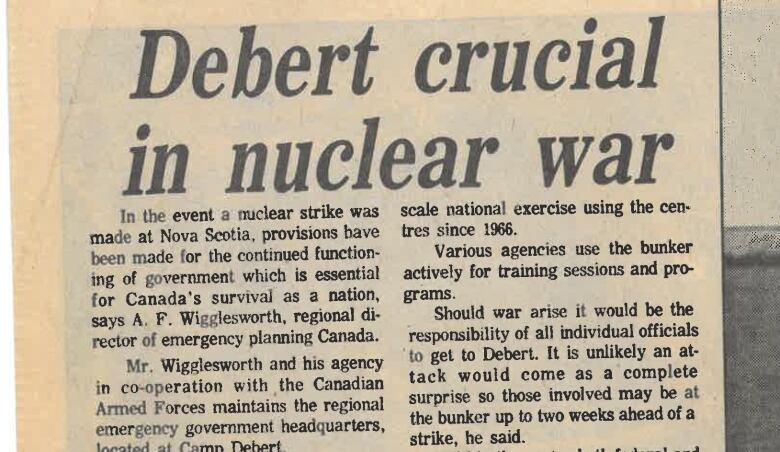 A scan of a newspaper article in The Chronicle Herald. The headline of the article reads 