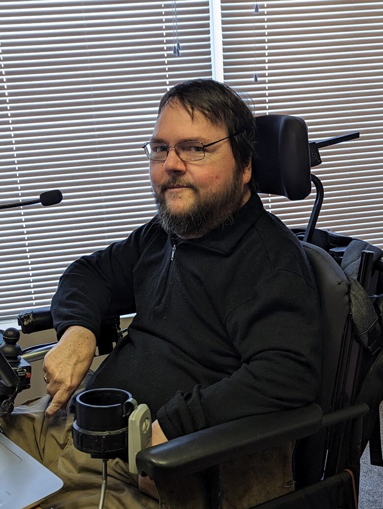 Edward Faruzel, the executive director of KW Accessibility, is also a wheelchair user.