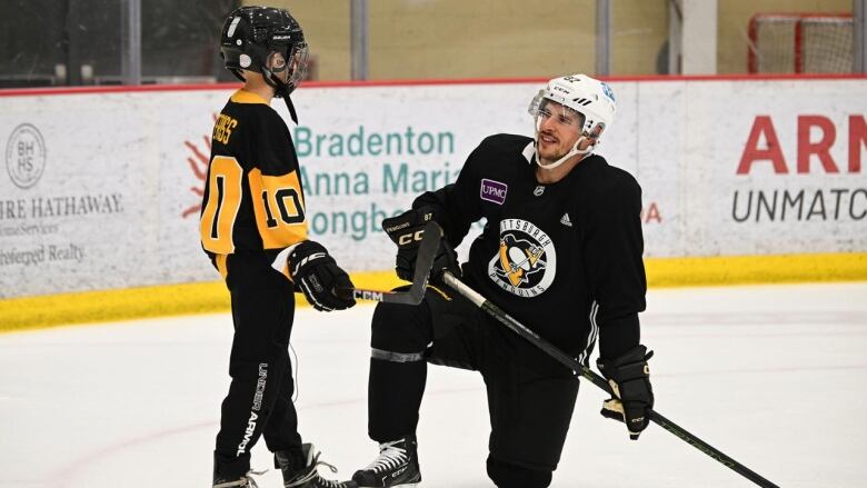 Windsor's Logan Ferriss got to live out a dream skating with Sidney Crosby and the Pittsburgh Penguins thanks to the Make-A-Wish foundation.