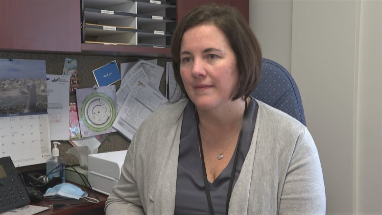 Dr. Krista Cassell in her office.