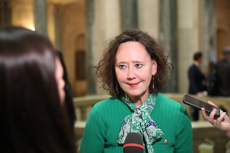 Justice Minister Bronwyn Eyre at Budget Day at the Legislature in Regina. March 22, 2023. 