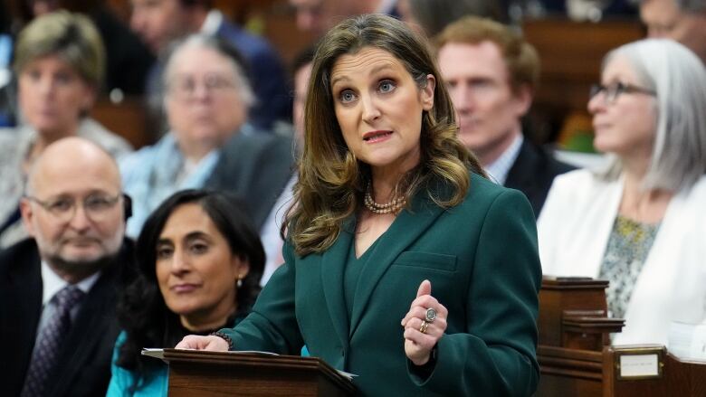 Finance Minister Chrystia Freeland is pictured.