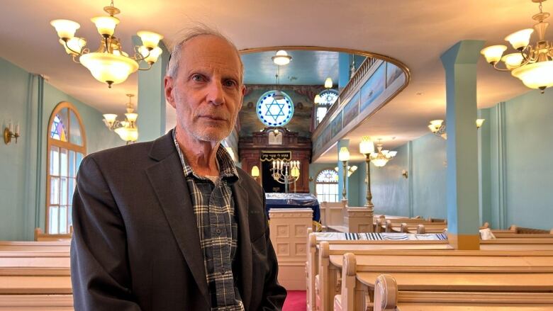 Man in synagogue