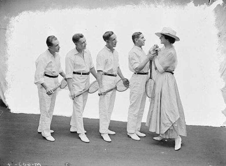 World War I concert troupe The Dumbells are pictured in the 1920s.