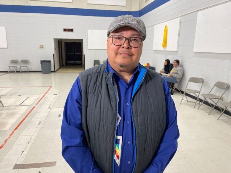 Gary Lameman, okimw or chief of the Beaver Lake Cree Nation.