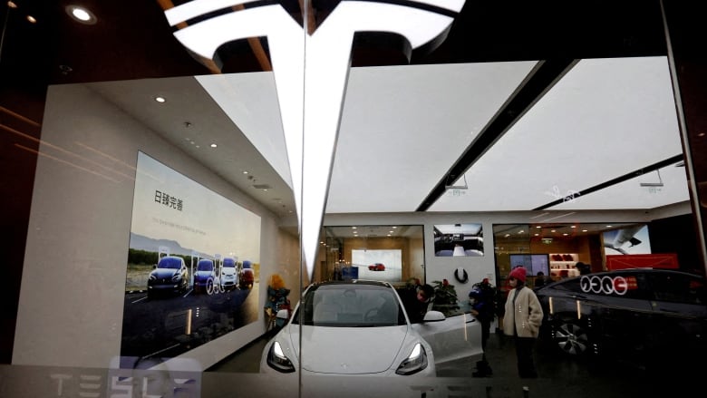 Tesla showroom in China