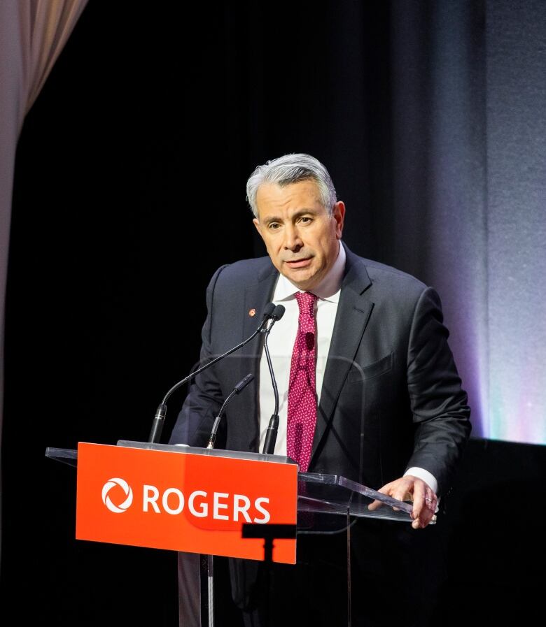 Rogers CEO Tony Staffieri is shown