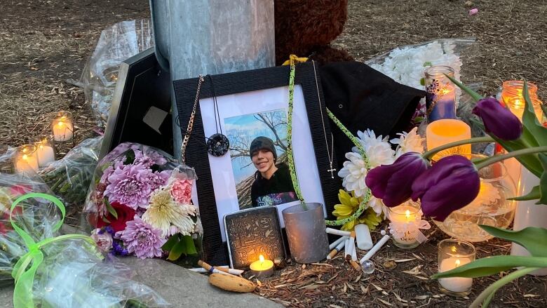 A vigil was held last night in the Cathedral neighborhood in Regina, Sask to honor a young teen who was hit by a vehicle on Sunday morning.