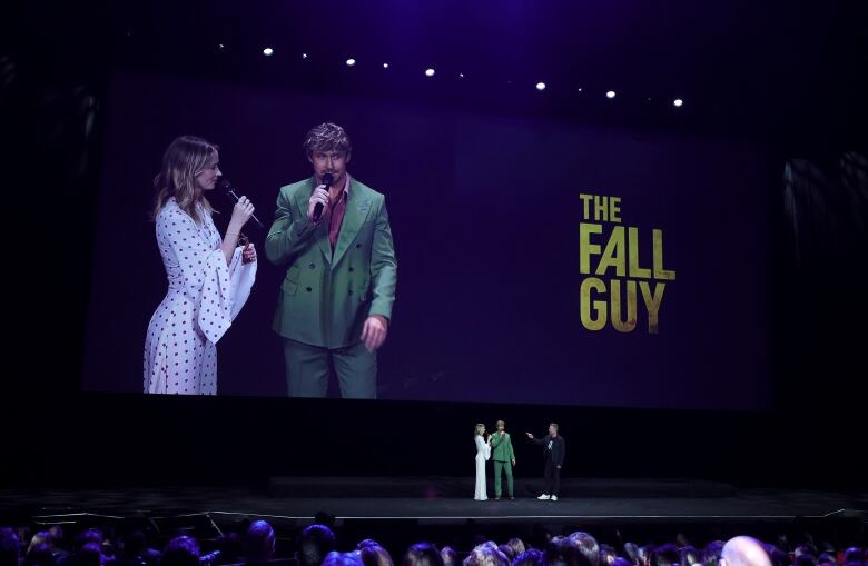 Ryan Gosling, Emily Blunt and David Leitch describe their new film 