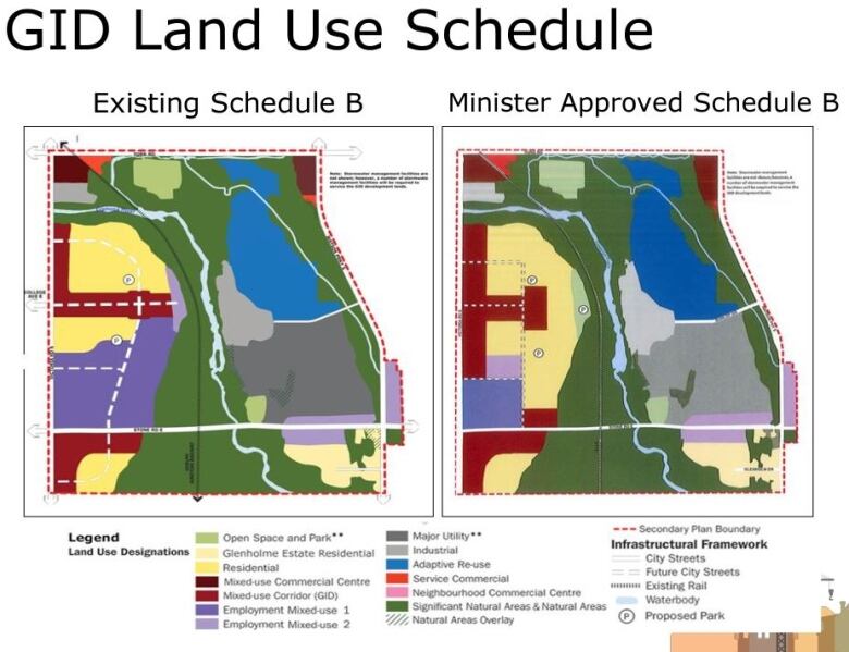 Two maps side-by-side