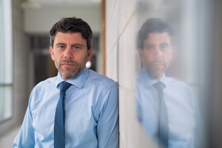 David Hammond, a public health professor at the University of Waterloo and a leading Canadian youth vaping researcher, is seen at the University of Waterloo on April 27, 2023 in Waterloo, Ont. 