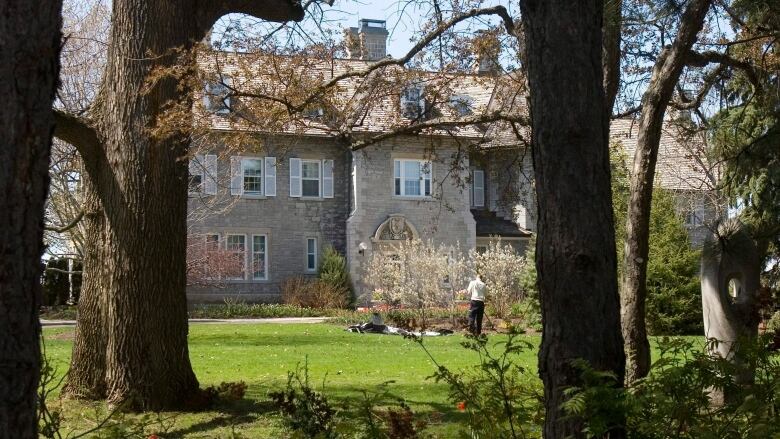 The prime minister's residence in Ottawa, 24 Sussex, is pictured.