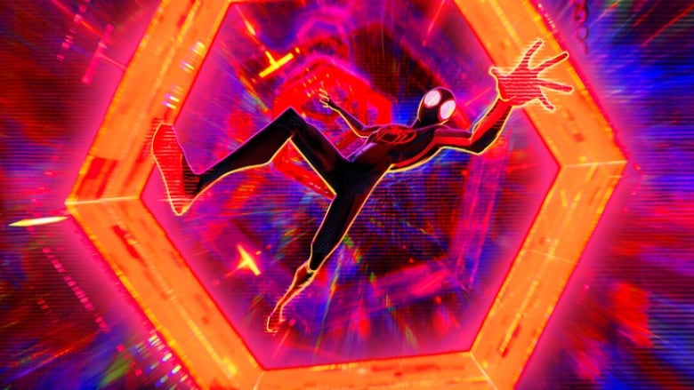 spider-man falling in space