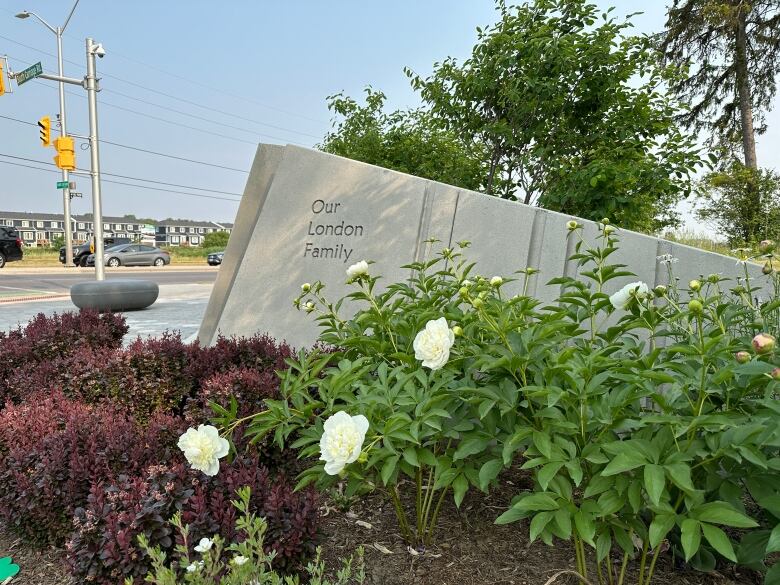 Our London Family memorial plaza.