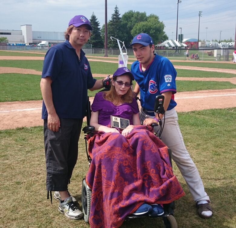 Kyo Sakaguchi said his mother made a point of attending his baseball games after she was diagnosed with ALS. 