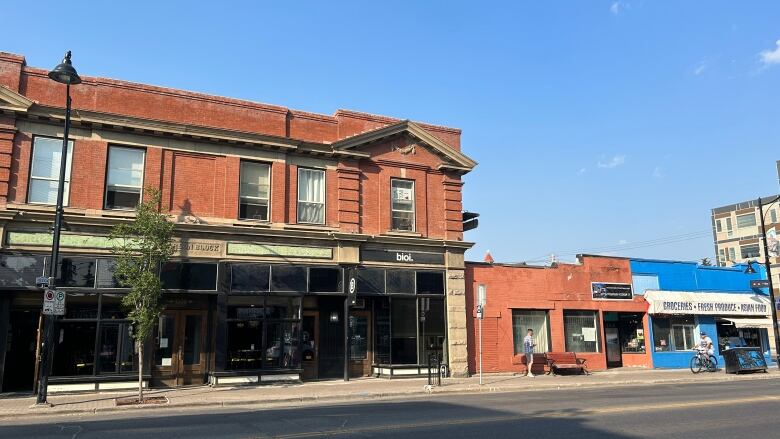 Two historical buildings in Inglewood: the Carson Block and Blyth Block