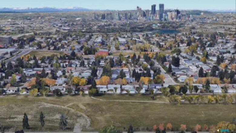 An image of the David D. Oughton site in east Calgary as shown to council on June 13, 2023. 