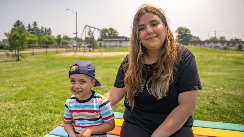 Stephanie Gay (right) said it took over eight months to hear back from Jordan's Principle to get help for her four-year-old autistic son, Owen.