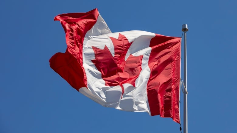 A Canada flag 