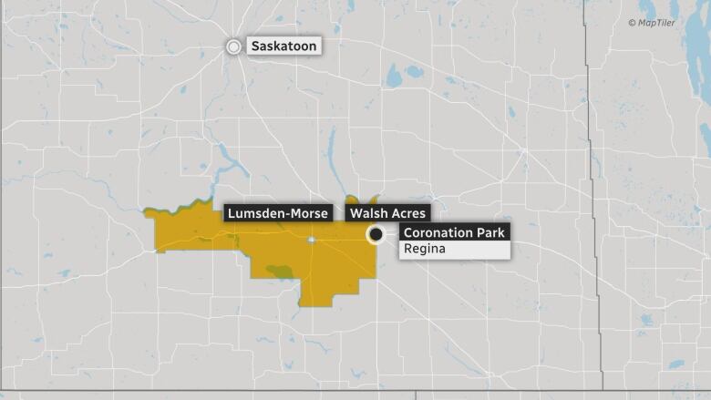 The constituency of Lumsden Morse borders parts of the city of Regina and extends into southwest Saskatchewan.