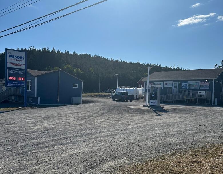 A gas station in rural Newfoundland.