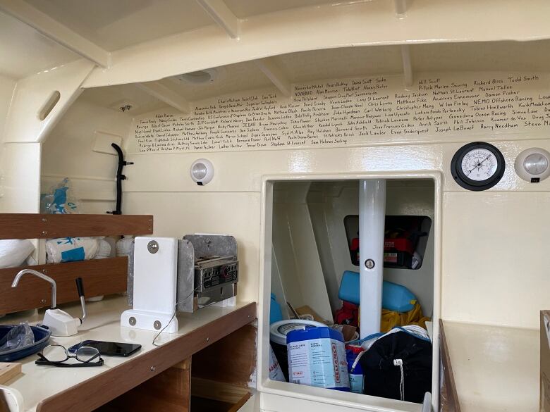 interior boat