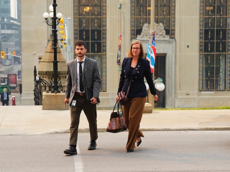 Karina Gould arrives to a cabinet meeting on Parliament Hill in Ottawa on Tuesday, June 6, 2023. 