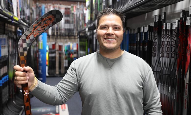 Donny Uhren, the general manager of Extreme Hockey and Sports in Regina. 