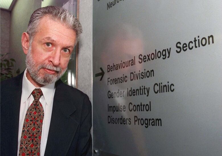 (CPT157-Sept.25)--Dr. Ray Blanchard, of the Clarke Institute in Toronto, gives advice to people interested in changing their gender. Surprisingly there are more women who want to become men than men wanting to become women. (CP PHOTO) 1996 (str-Jeff McIntosh) tjc