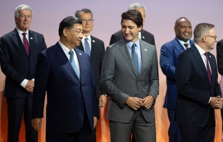 World leaders pose for a photo at the APEC Summit, in San Francisco.