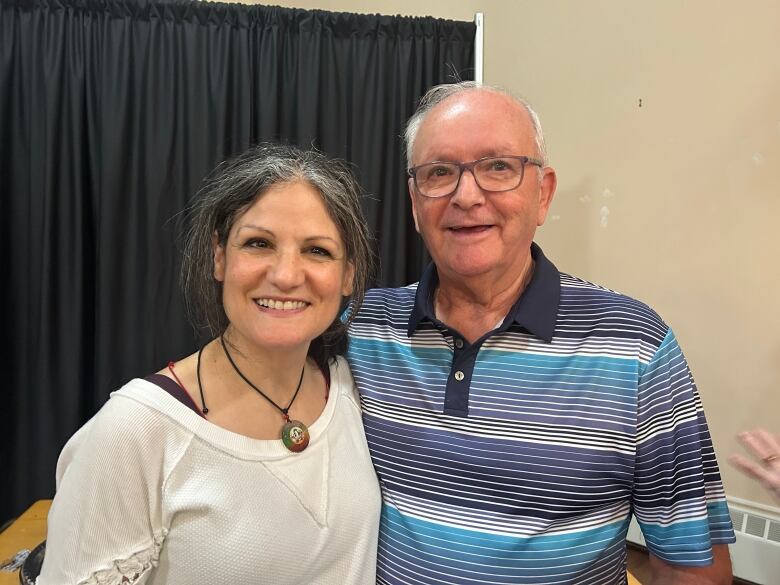 Instructor Anna Lacroix and dancer Earl Power