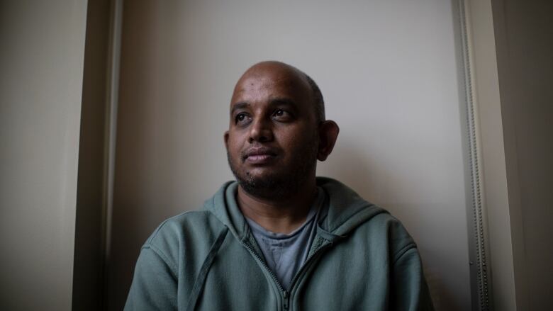 Abhishek Nanjundappa is pictured at the Vancouver Hospice Society centre in Vancouver, British Columbia on Tuesday, November 28, 2023.