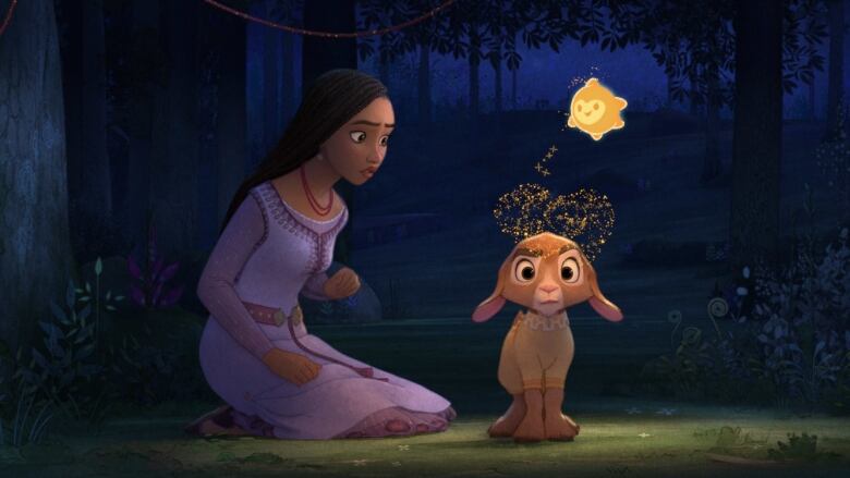 A still from Disney's latest animated film, Wish.