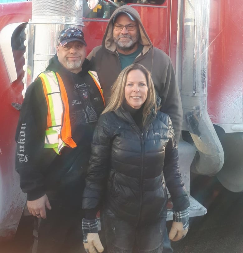 An undated photo of Chris Barber and Tamara Lich taking part in what became the Freedom Convoy protest in Ottawa during the winter of 2022. 