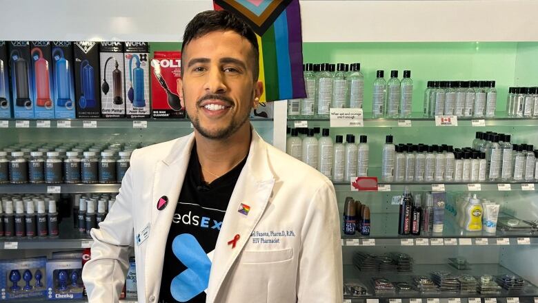 Michael Fanous, a pharmacist and director of MedsEXPERT pharmacy and clinic, has applied for a RAISE grant, but is unsure whether the products he sells will disqualify him for the $10,000 grant.