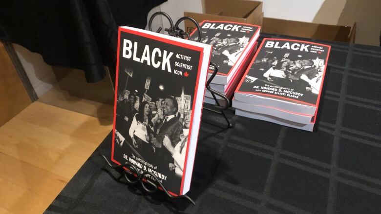 Black Activist, Black Scientist, Black Icon: The Autobiography of Dr. Howard D. McCurdy was unveiled during a Feb. 1, 2024 book signing in Amherstburg, Ont. 