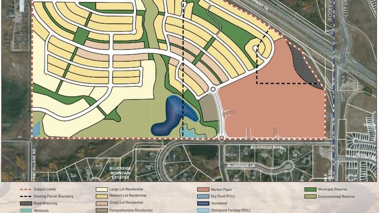 A development proposal map.