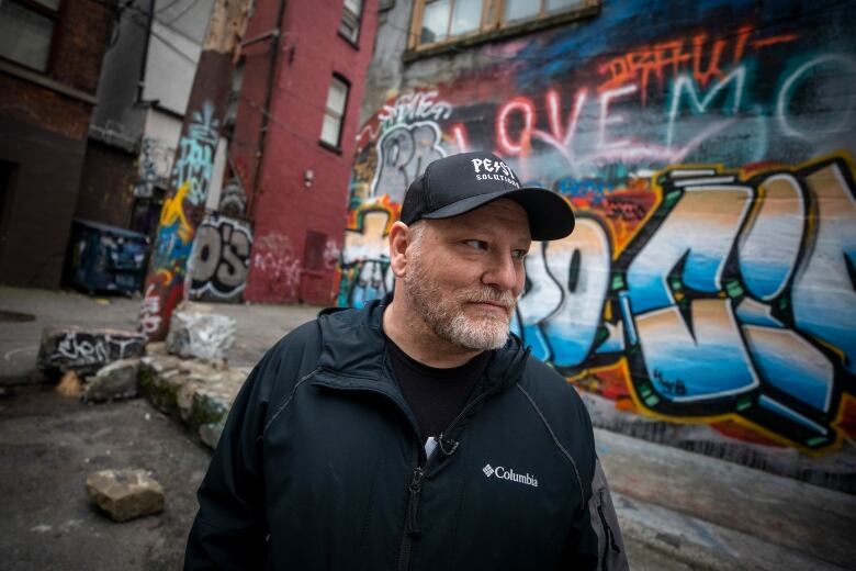 Jay McIntyre of Solutions Pest Control is pictured in Vancouver, British Columbia on Tuesday, Feb. 6, 2024. 