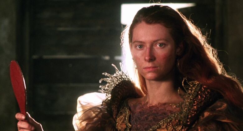 Tilda Swinton in her debut performance in Derek Jarman's 1986 film Caravaggio.