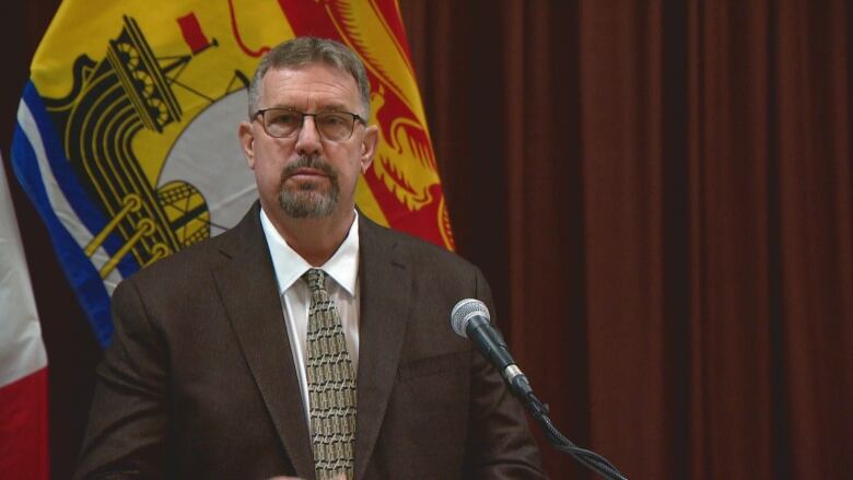 A man at a press conference 