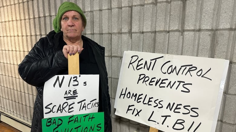 Sharon Hodgson has lived at 1270 Webster Street apartments for six years. Last summer, she was given an N13 eviction notice. Hodson says it's important for tenants to do their research and learn their rights or else they can be intimidated into leaving their homes before an LTB hearing. 