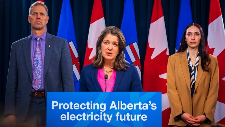 Alberta renewables politics premier danielle smith