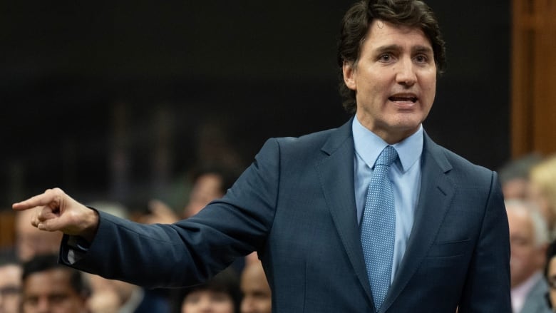 Prime Minister Justin Trudeau responds to questions from the opposition during Question Period, Wednesday, February 28, 2024 in Ottawa. 